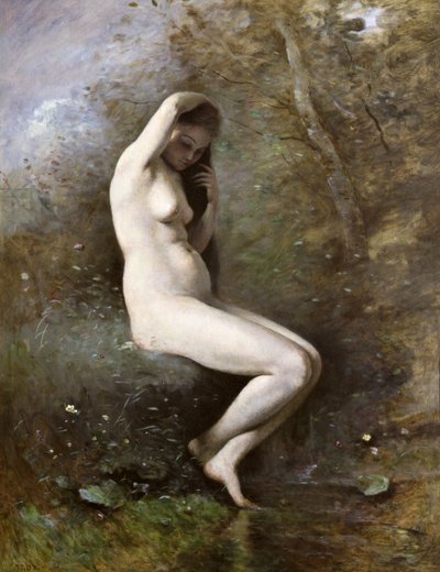 Vénus se baignant, c.1873-74 - Jean Baptiste Camille Corot